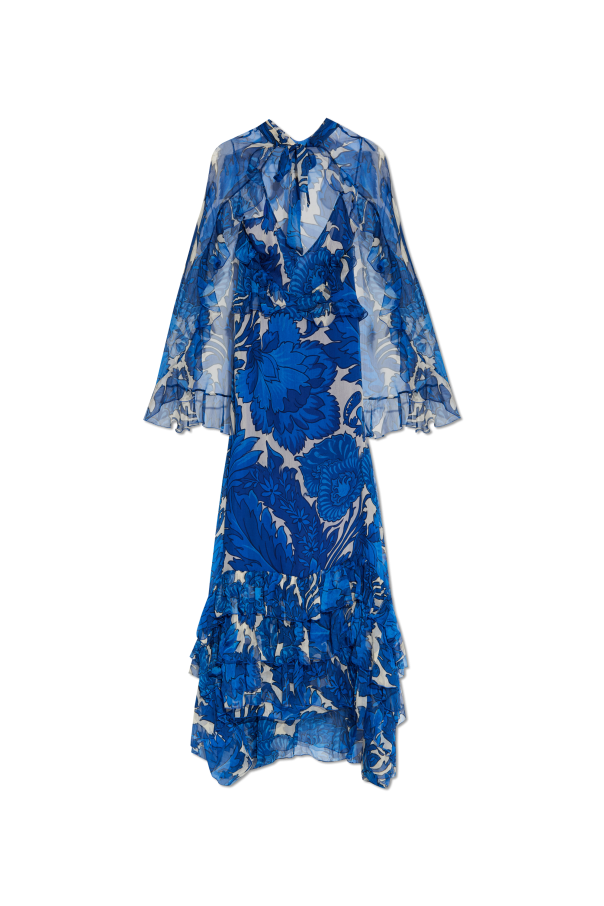 Silk dress with ruffles od Etro