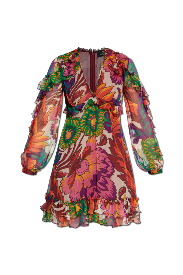Silk dress with ruffles od Etro