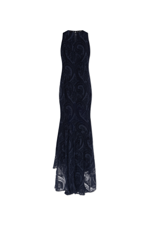 Sleeveless lace dress