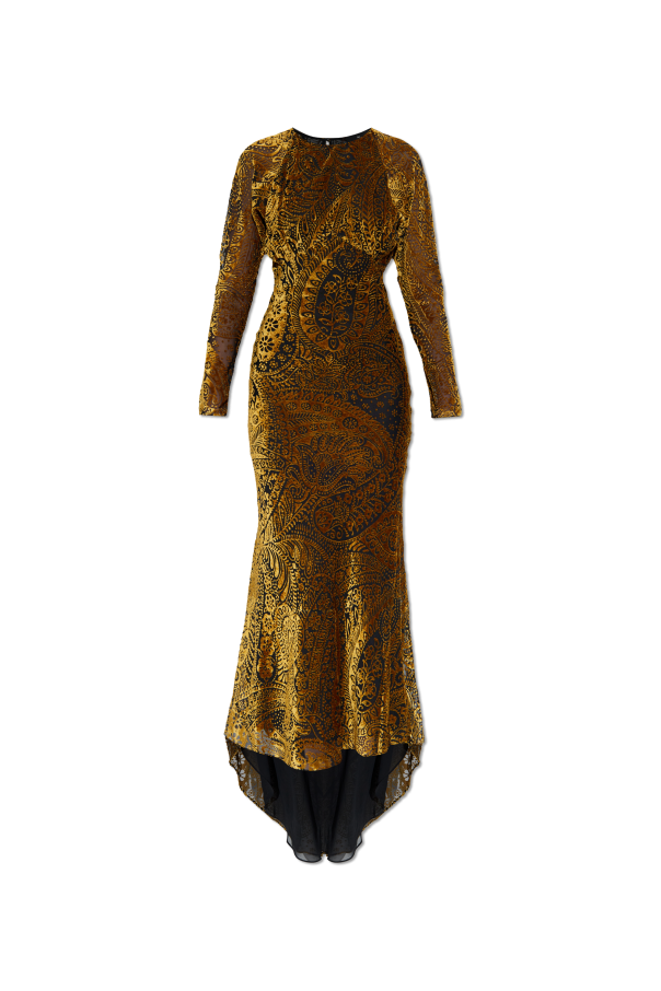Dress with a velvet pattern od Etro