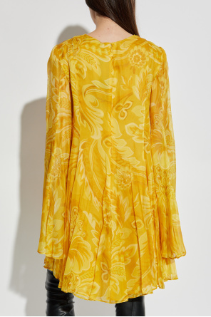 Etro Silk dress with floral motif