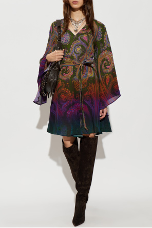 Dress with a waist belt od Etro