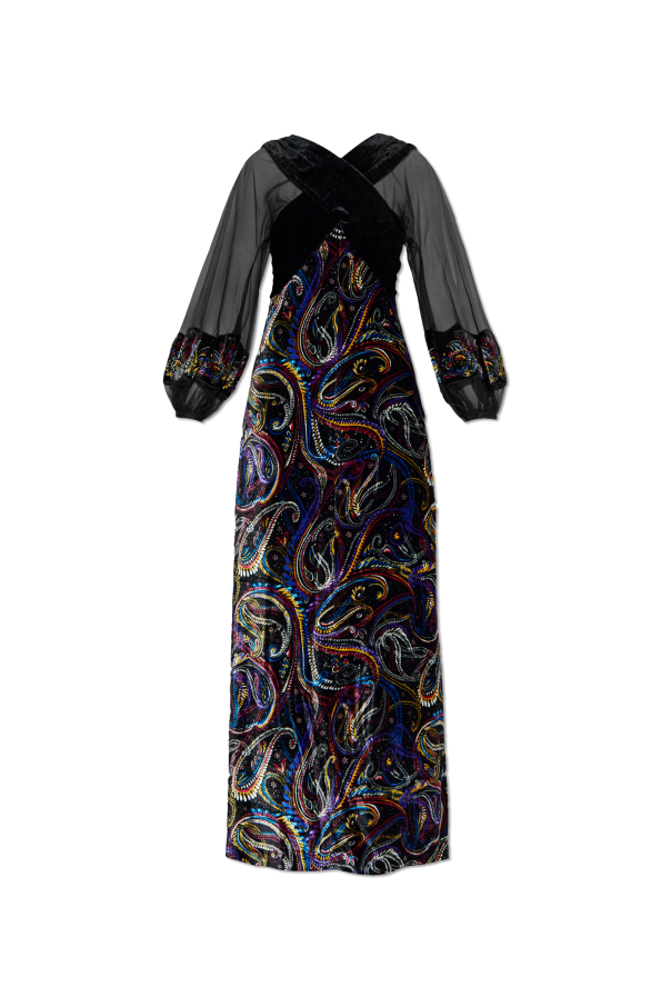 Velvet dress od Etro