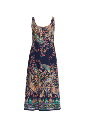 Patterned sleeveless dress