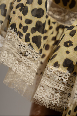 Etro Asymmetrisches Kleid mit Rüschen