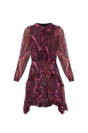 Silk dress with ruffles od Etro
