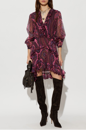 Silk dress with ruffles od Etro