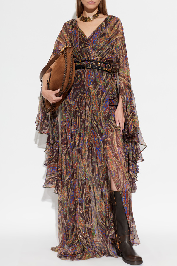 Etro Vestido com fio de lurex