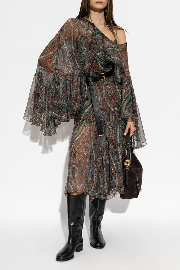 Etro Silk dress with pattern