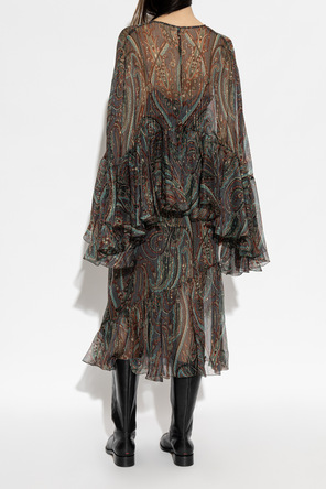 Etro Silk dress with pattern