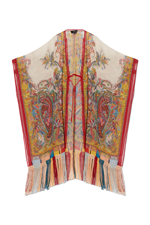 Dress with fringes od Etro