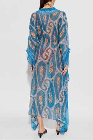 Etro Plażowa sukienka z nadrukiem