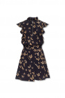 Love Moschino pinstripe dress with animal motif