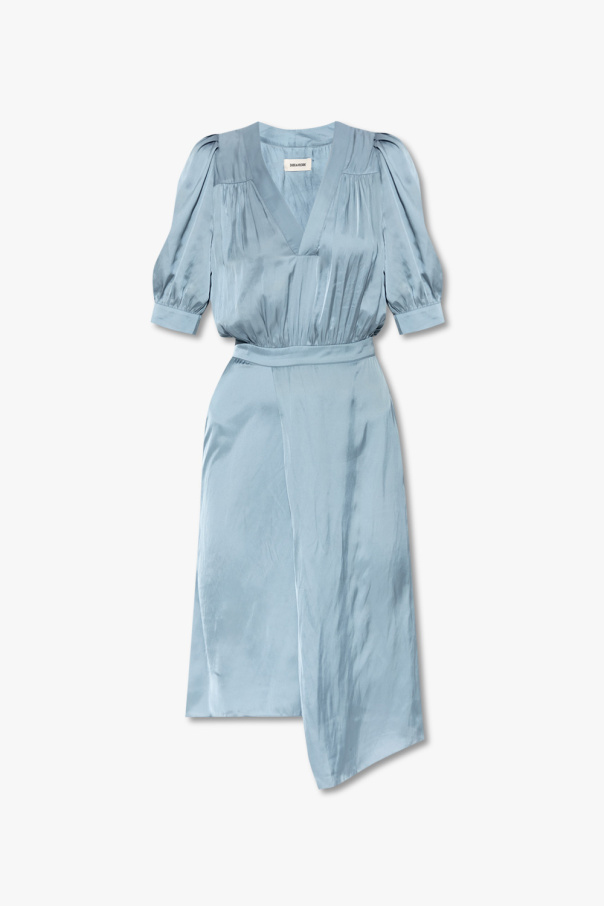 Zadig & Voltaire ‘Ralia’ johnson dress with short sleeves