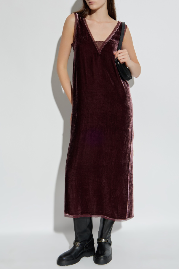 Zadig & Voltaire Velvet dress ‘Renzo’