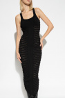 Balmain BLACK Ribbed dress
