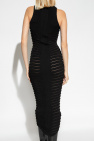 Balmain BLACK Ribbed dress