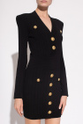 Balmain Ribbed dress