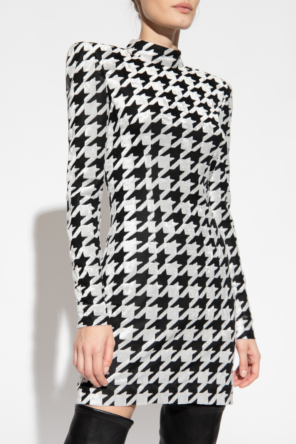 balmain boucl Patterned dress