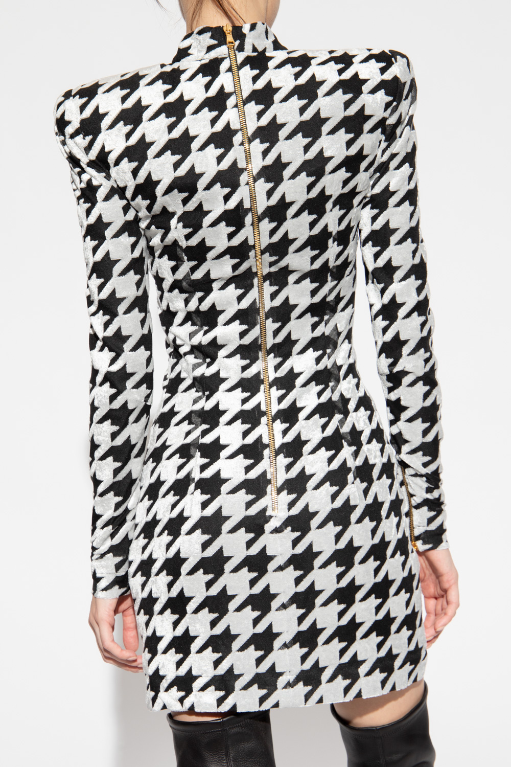 balmain boucl Patterned dress