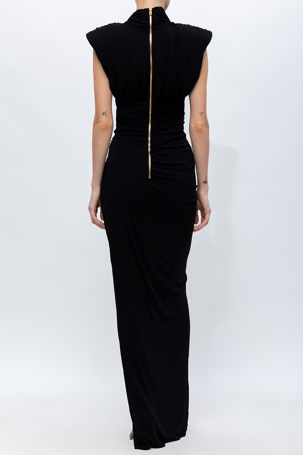 Balmain Asymmetric maxi dress