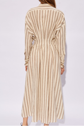 Max Mara Sukienka ze wzorem w paski ‘Yole’
