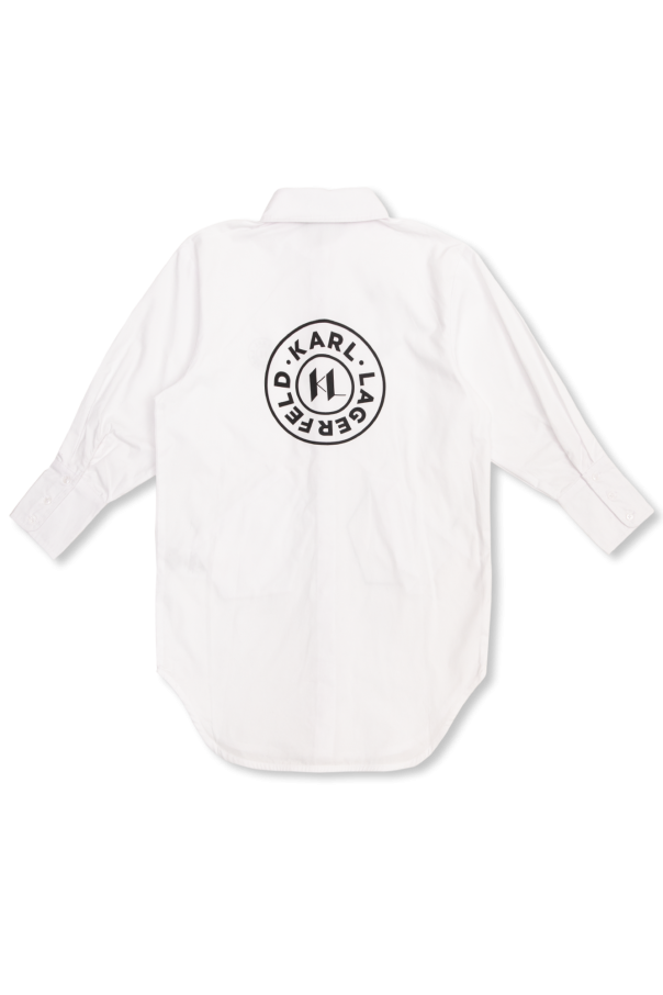 Karl Lagerfeld Kids Shirt mcqueen with logo