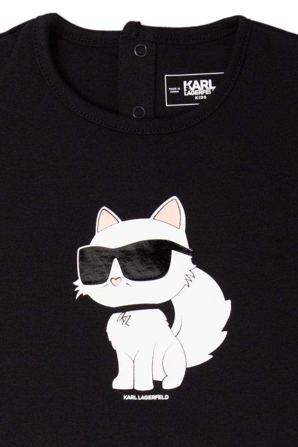 Karl Lagerfeld Kids Dress with logo