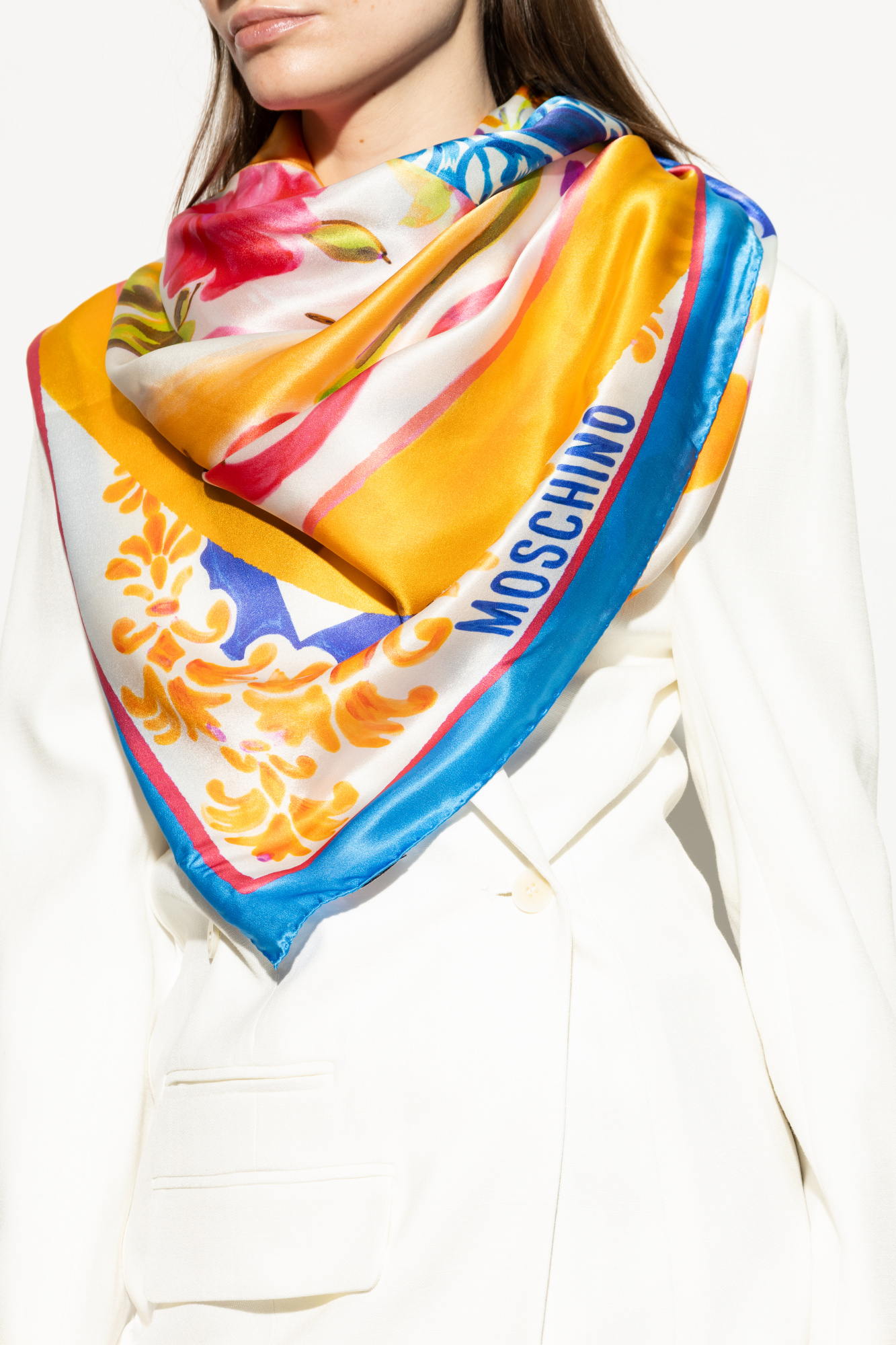 moschino seidenschal
