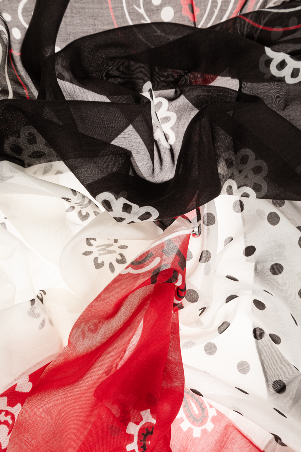 Moschino Lenço com estampado