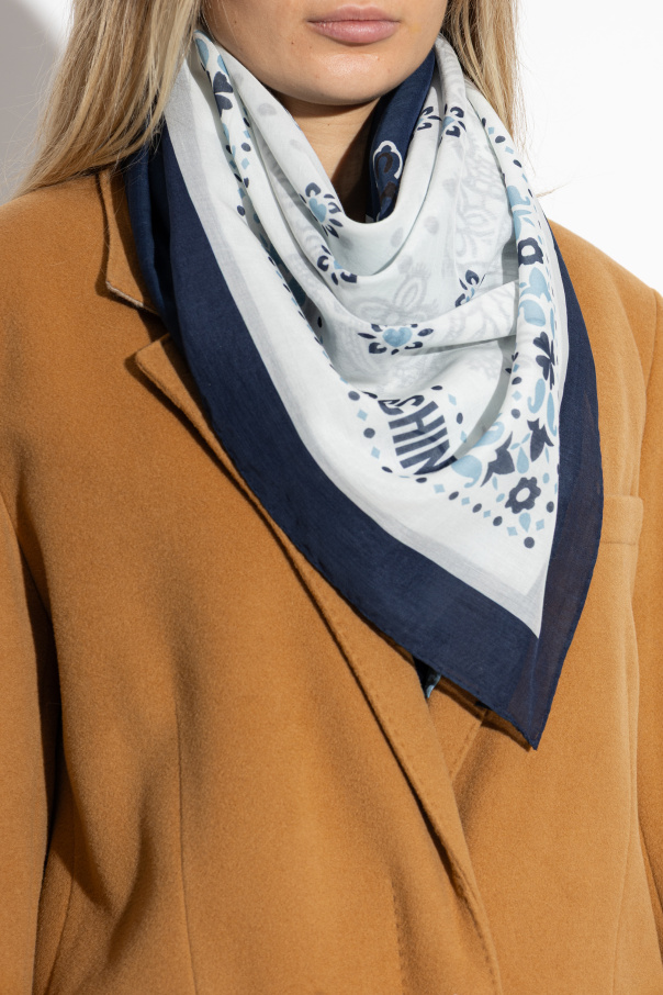 Moschino Lenço com estampado