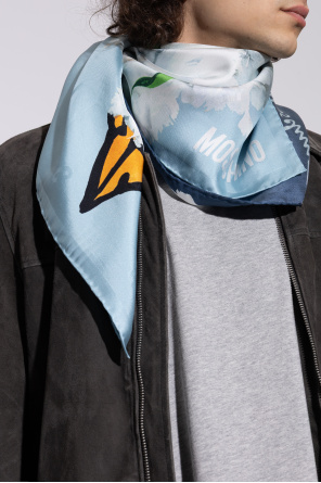 Moschino Pañuelo de seda con estampado