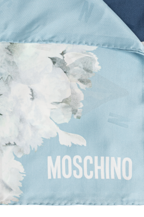 Moschino Pañuelo de seda con estampado