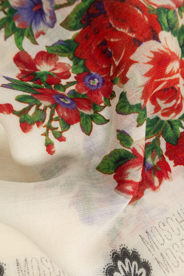 Moschino Lenço com motivo floral