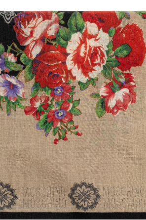 Moschino Scarf with floral motif
