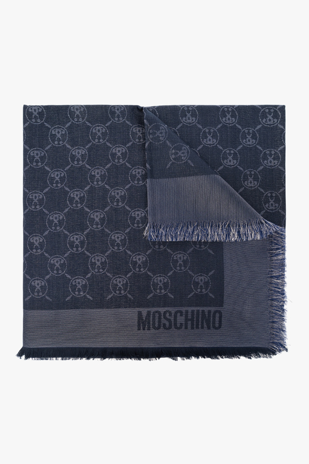 Monogrammed shawl od Moschino