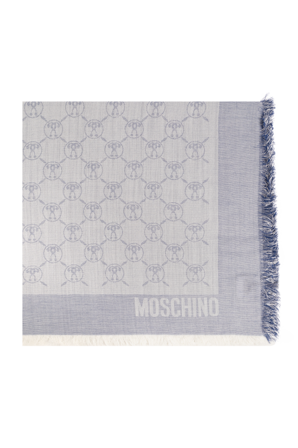Scarf with monogram od Moschino