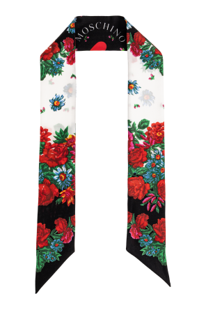 Seidenschal mit Blumenmotiv