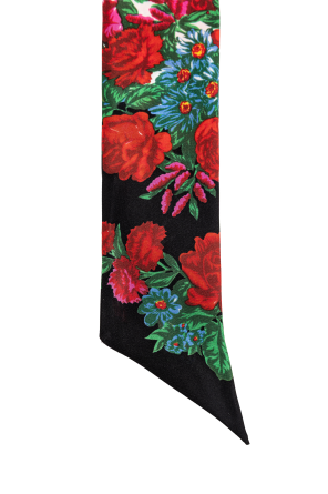 Moschino Pañuelo de seda con motivo floral