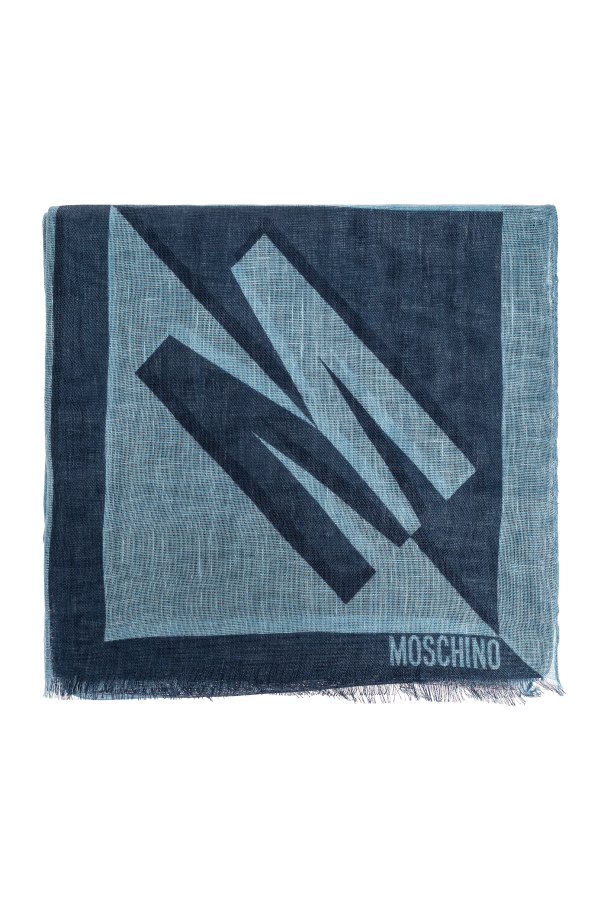 Scarf with logo od Moschino