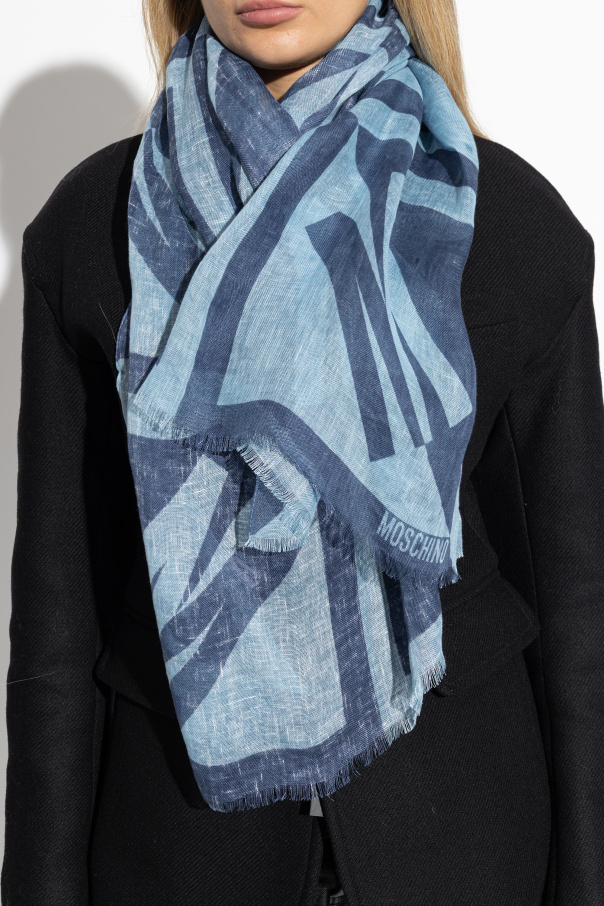 Moschino Cachecol com logótipo