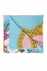 Moschino Silk shawl with logo