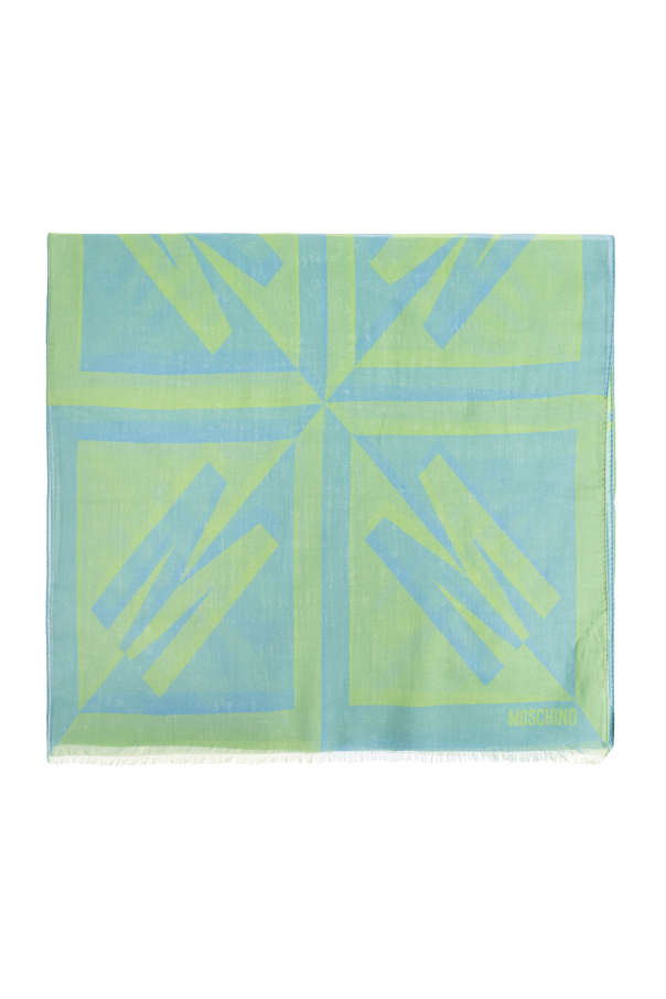 Scarf with logo od Moschino