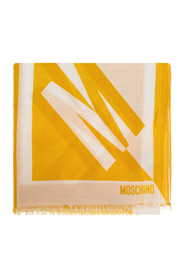 Scarf with logo od Moschino