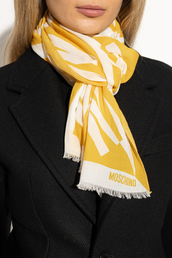 Moschino Cachecol com logótipo