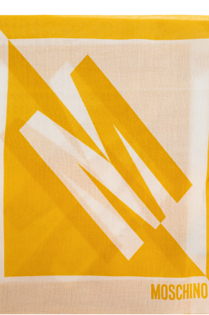 Moschino Cachecol com logótipo