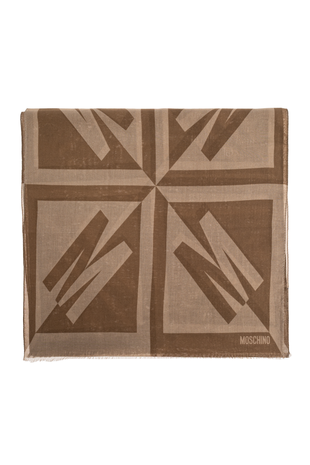 Scarf with logo od Moschino