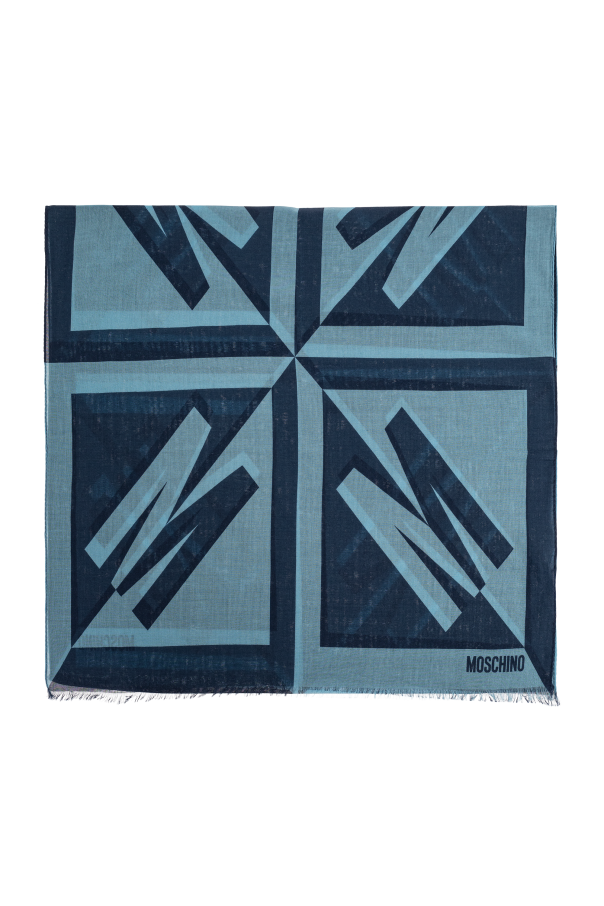 Scarf with logo od Moschino