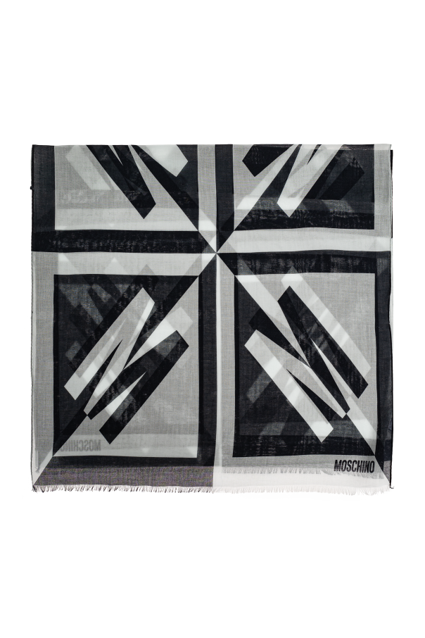 Scarf with logo od Moschino