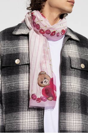 Moschino Cachecol com estampado